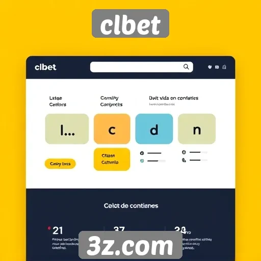 Interface do usuário do clbet é intuitiva e moderna